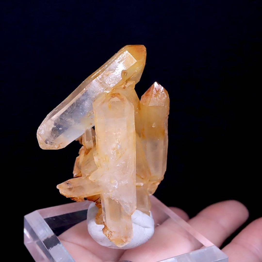 マンゴークォーツ ハロイサイト 水晶 46.5g MQ031 鉱物 天然石 原石