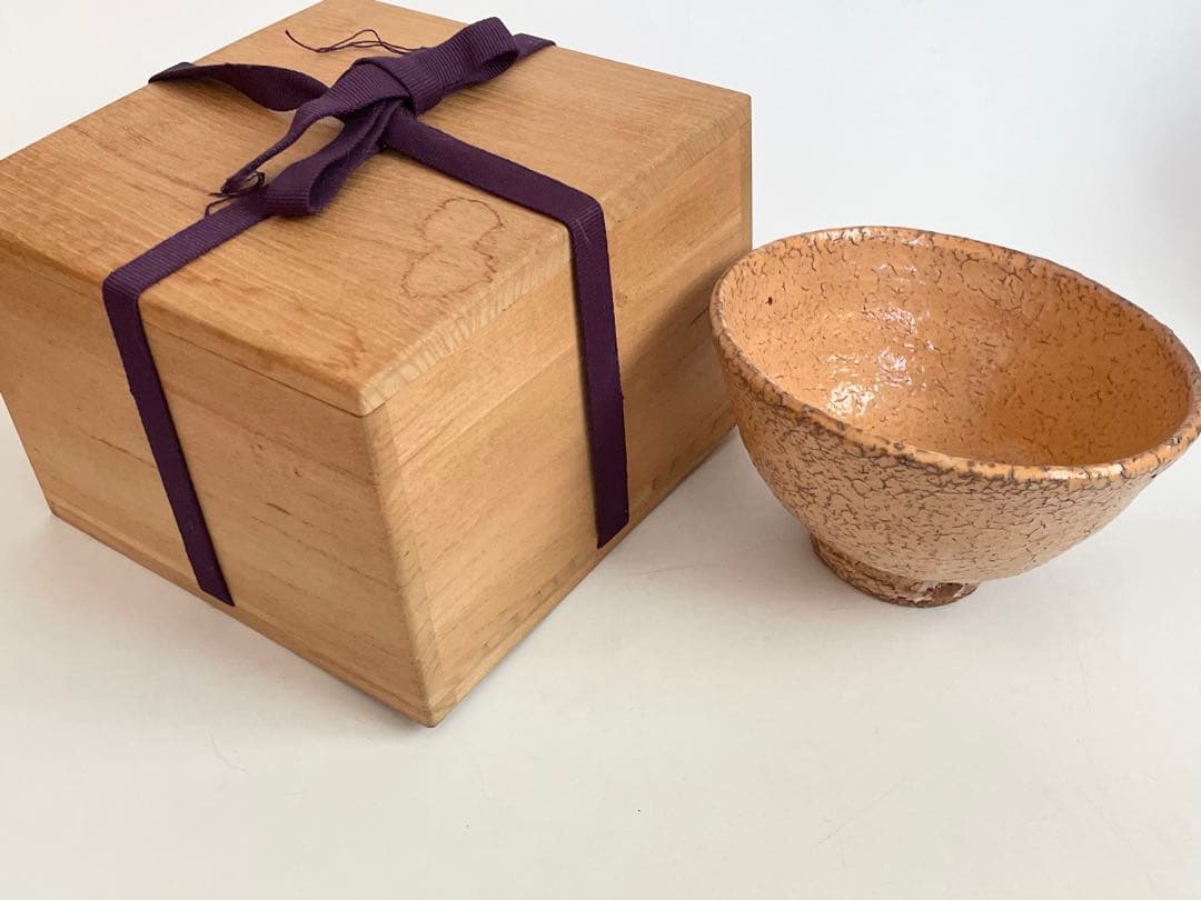 陶芸家　作家物　田村悟朗　萩焼　萩茶盌　萩茶碗　抹茶碗　箱書なし
