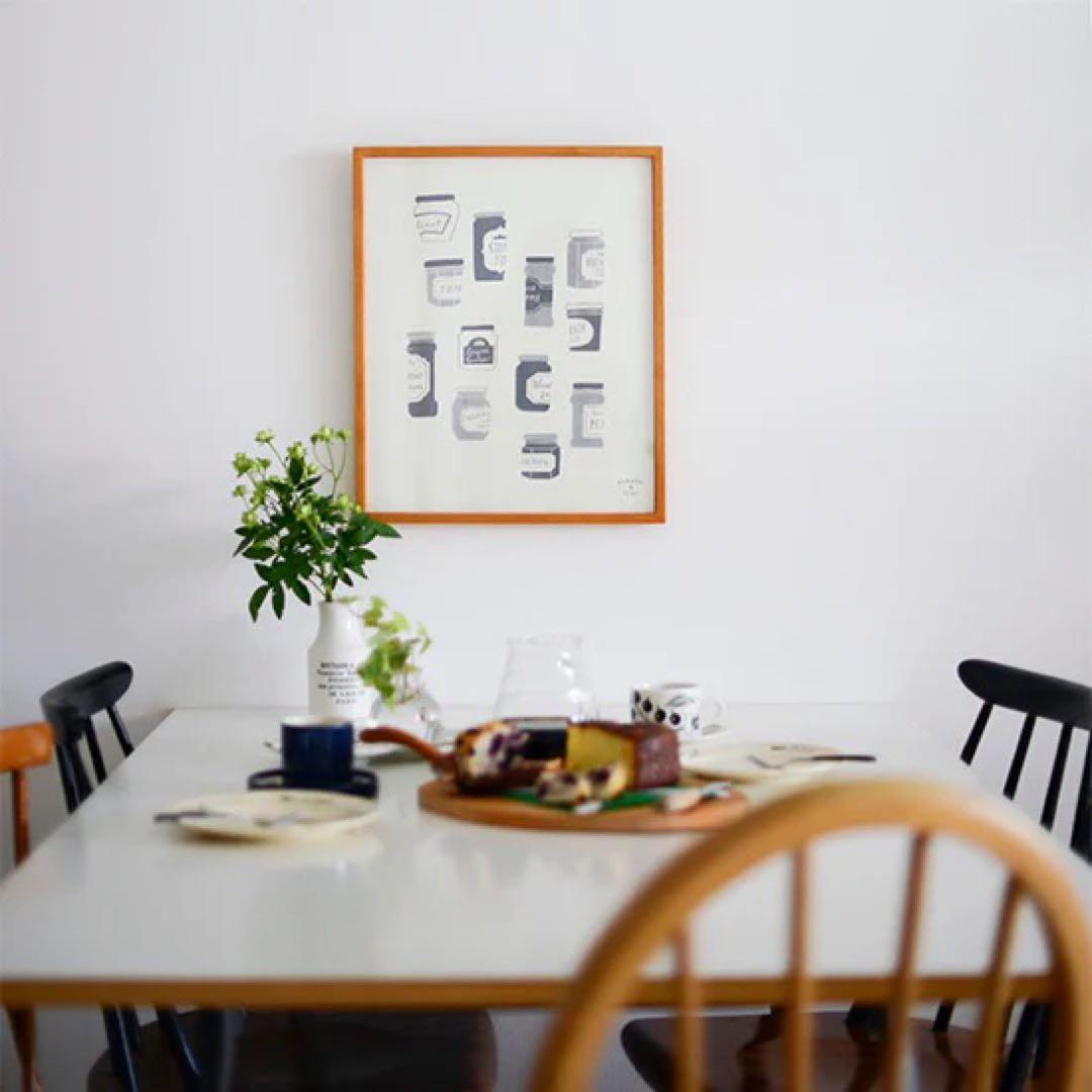 北欧暮らしの道具店【取扱終了】オリジナルポスター ジャムのビン 額縁付き