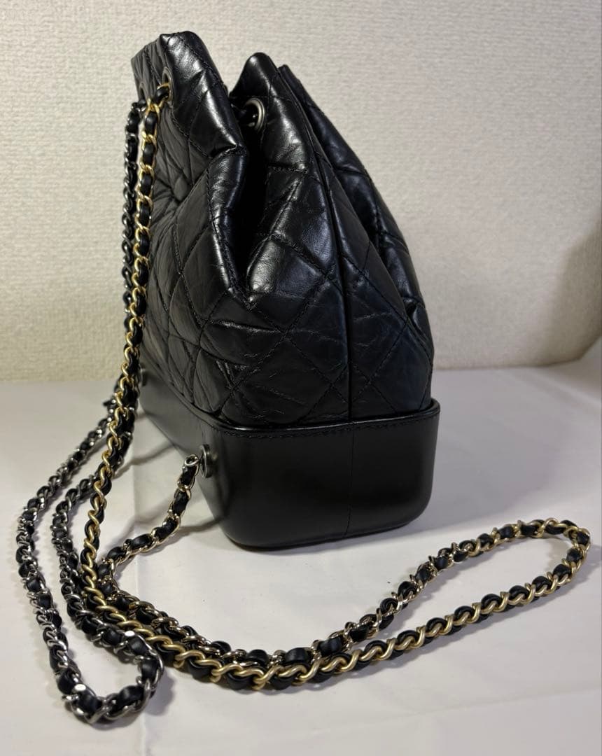 CHANELリュック マトラッセ ココマーク ガブリエル ドゥ バックパック 黒