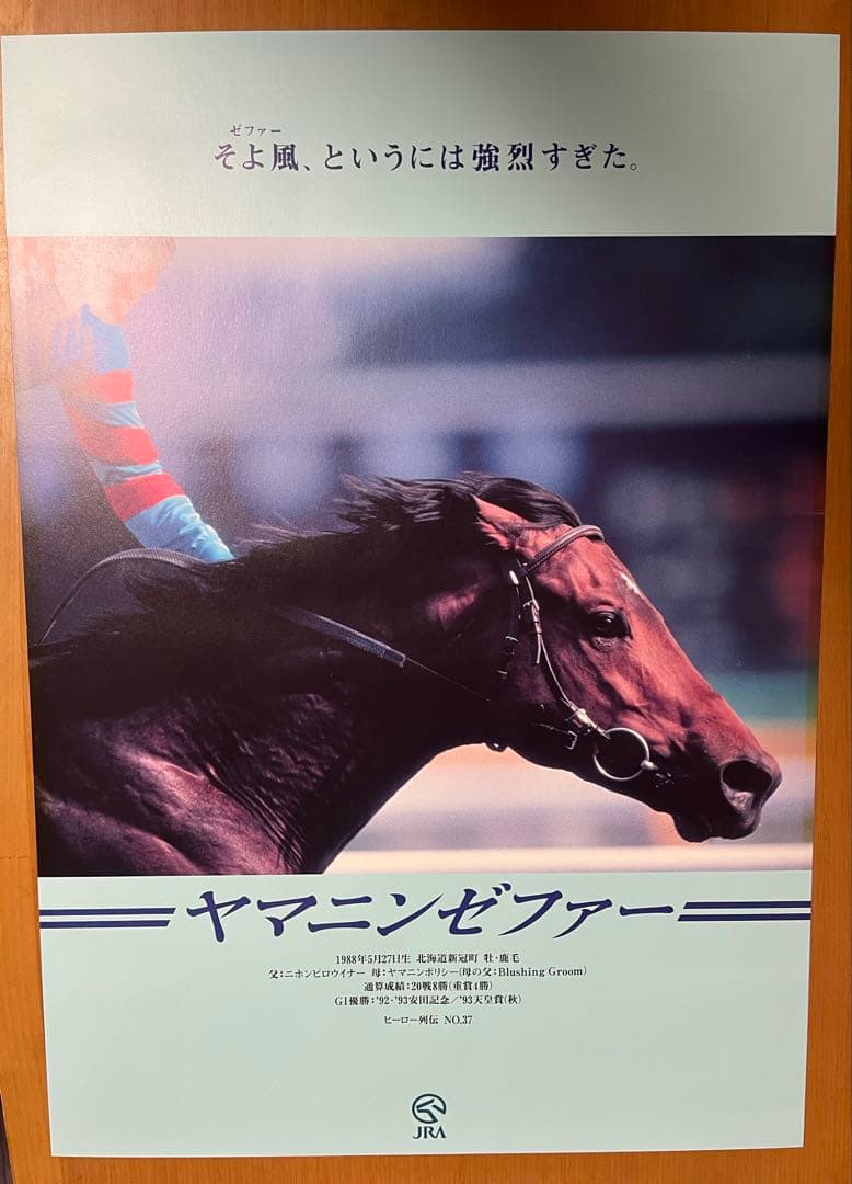 JRA ヒーロー列伝　ポスター４枚セット
