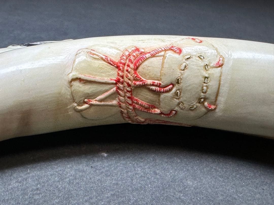 極上　根付　小面と翁面　和装小物　古美術品　 置物　彫刻 細密細工　骨董