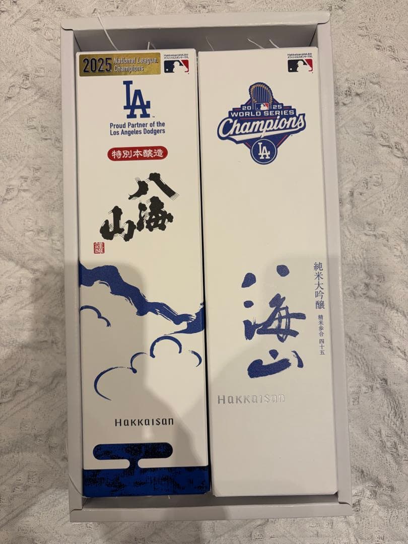 【未開封】八海山 特別純米酒 ロサンゼルス・ドジャース　NL WS優勝記念