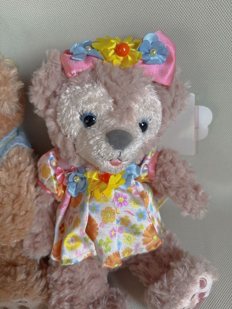 ダッフィーとシェリーメイのぬいぐるみ 2体セット