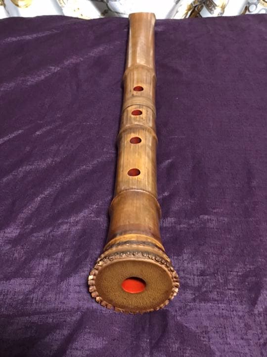☆尺八(都山流) 長さー約45.5センチ　古い尺八です。