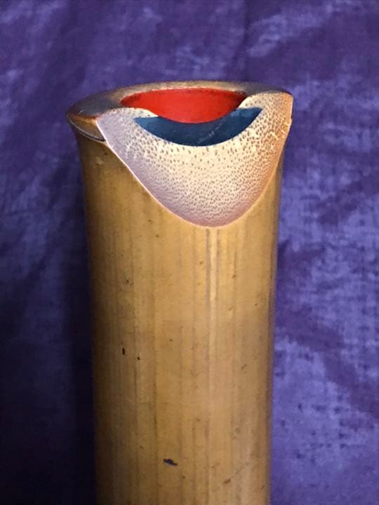 ☆尺八(都山流) 長さー約45.5センチ　古い尺八です。