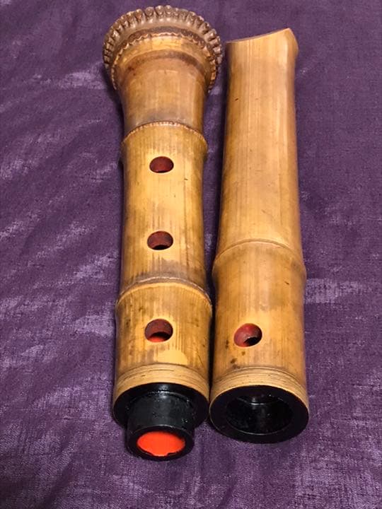 ☆尺八(都山流) 長さー約45.5センチ　古い尺八です。