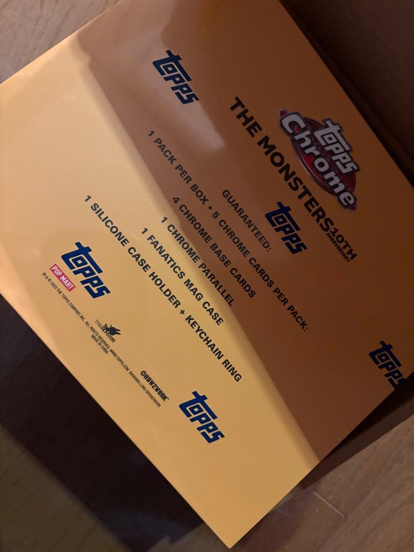 2025toppschromelabubu10tアニバーサリーボックス　1BOX