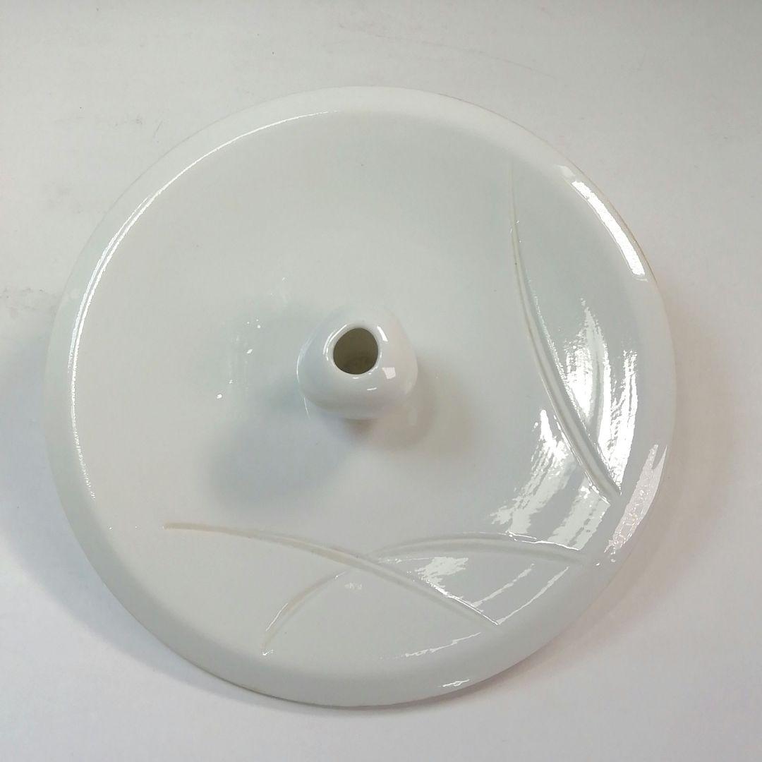 Ｓ７８２　水指　『出石焼』『白磁』『昇山窯　小嶋昇山作』　共箱　茶道具