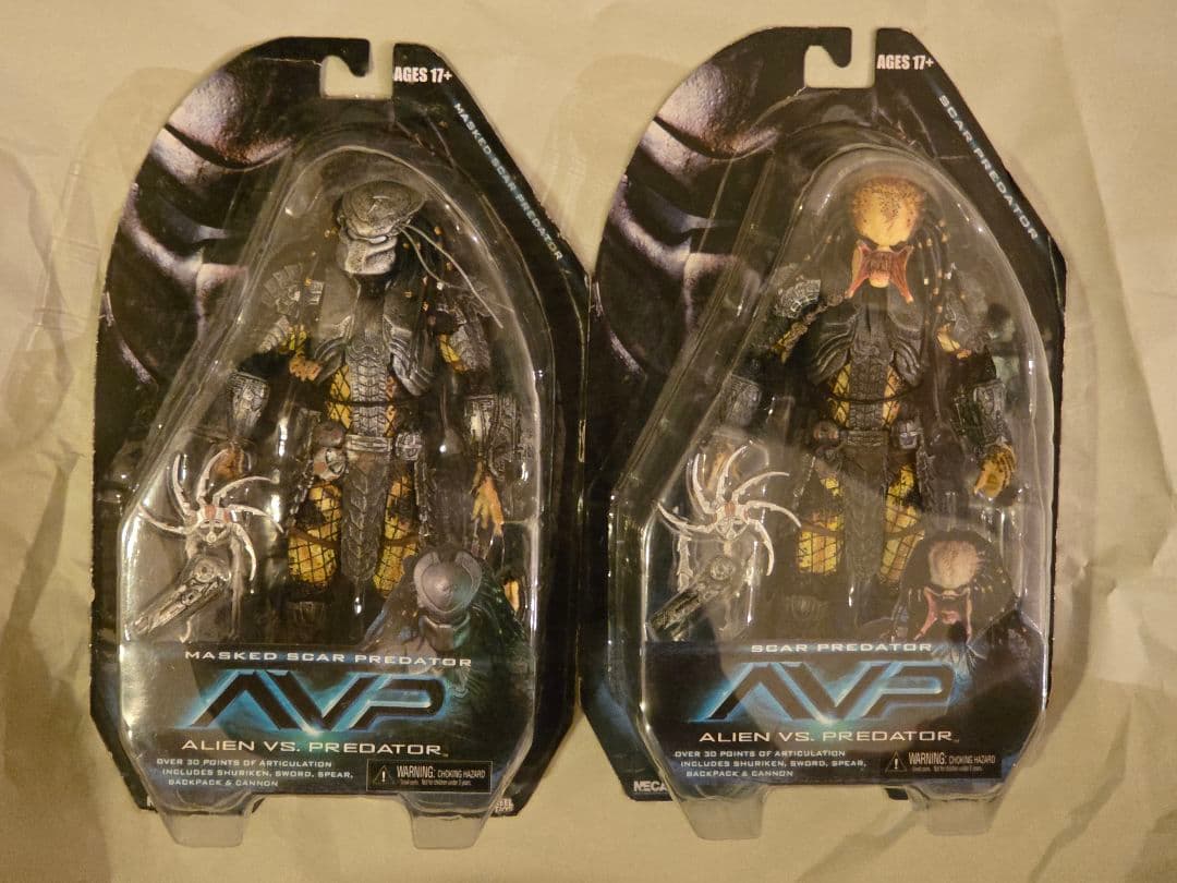 NECA スカープレデター SCAR PREDATOR AVP 未開封２点セット