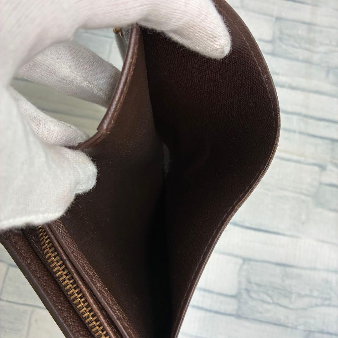 極美品　60 LOUIS VUITTON ルイヴィトン ダミエ　二つ折り財布