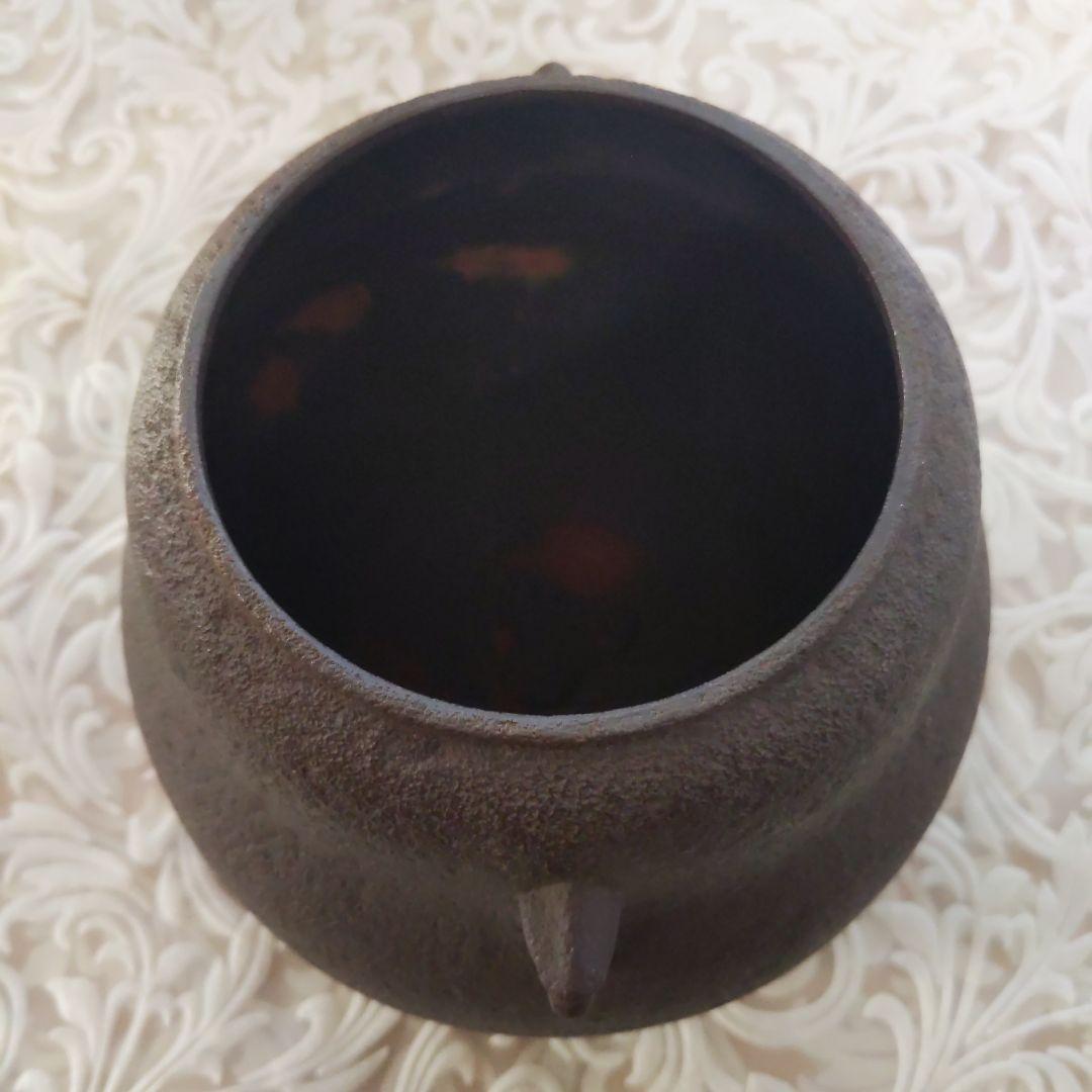 茶道具　茶釜　高橋敬典　作　人間国宝　15.5cm　表千家　裏千家　【匿名配送】