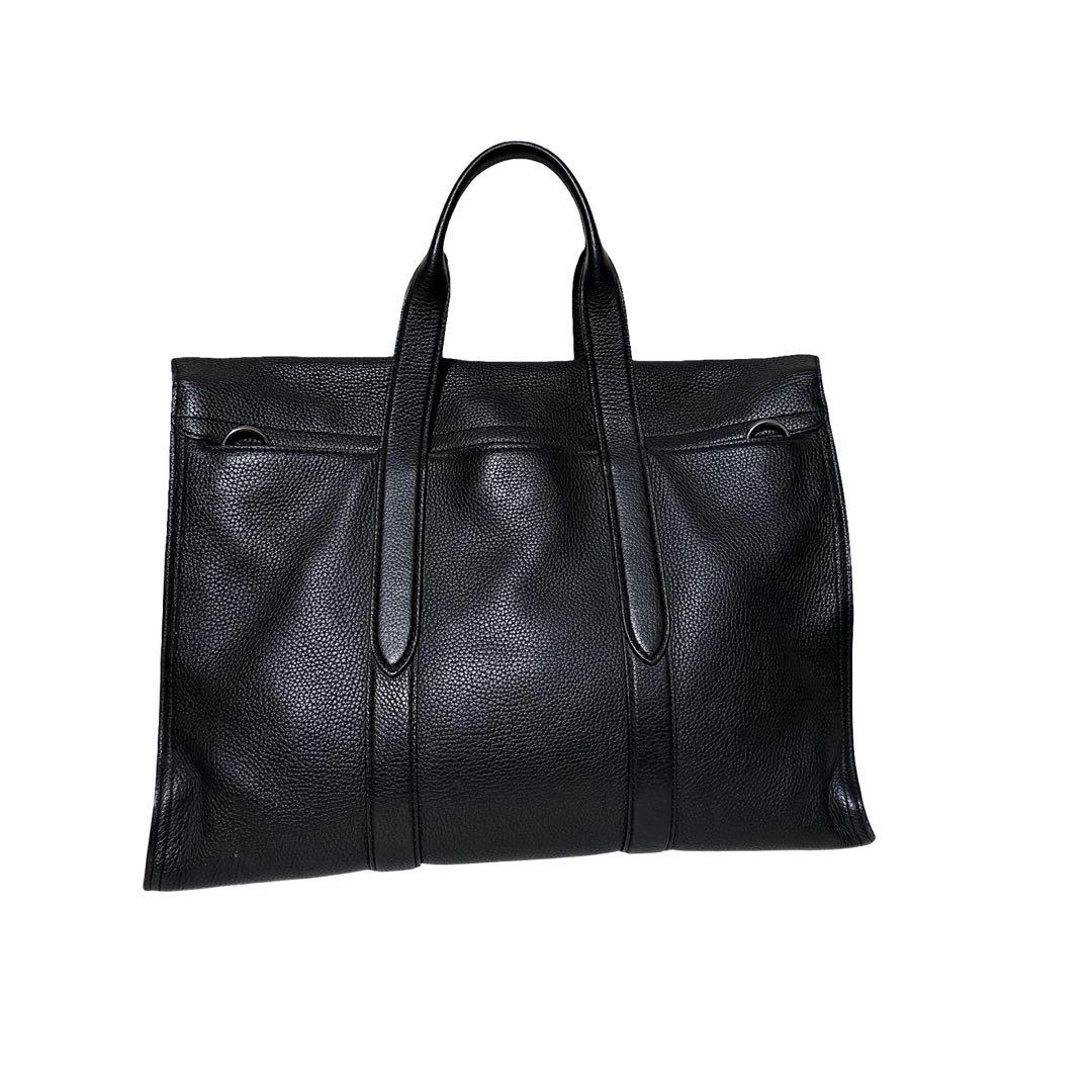 コーチ 2WAY ビジネスバッグ ブリーフケース ショルダーバッグ レザー 黒