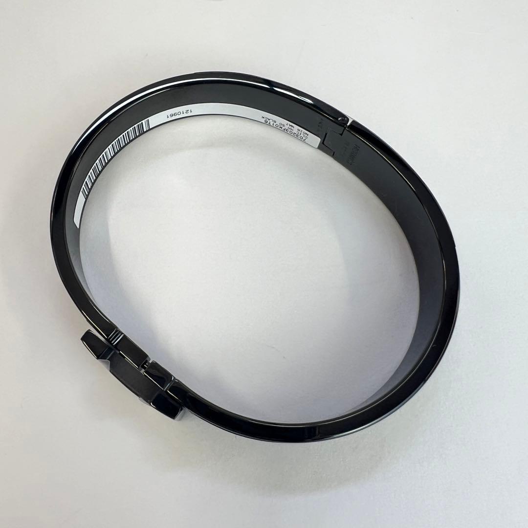 新品未使用　HERMES エルメス　クリックHHソーブラックブレスレットT6 黒