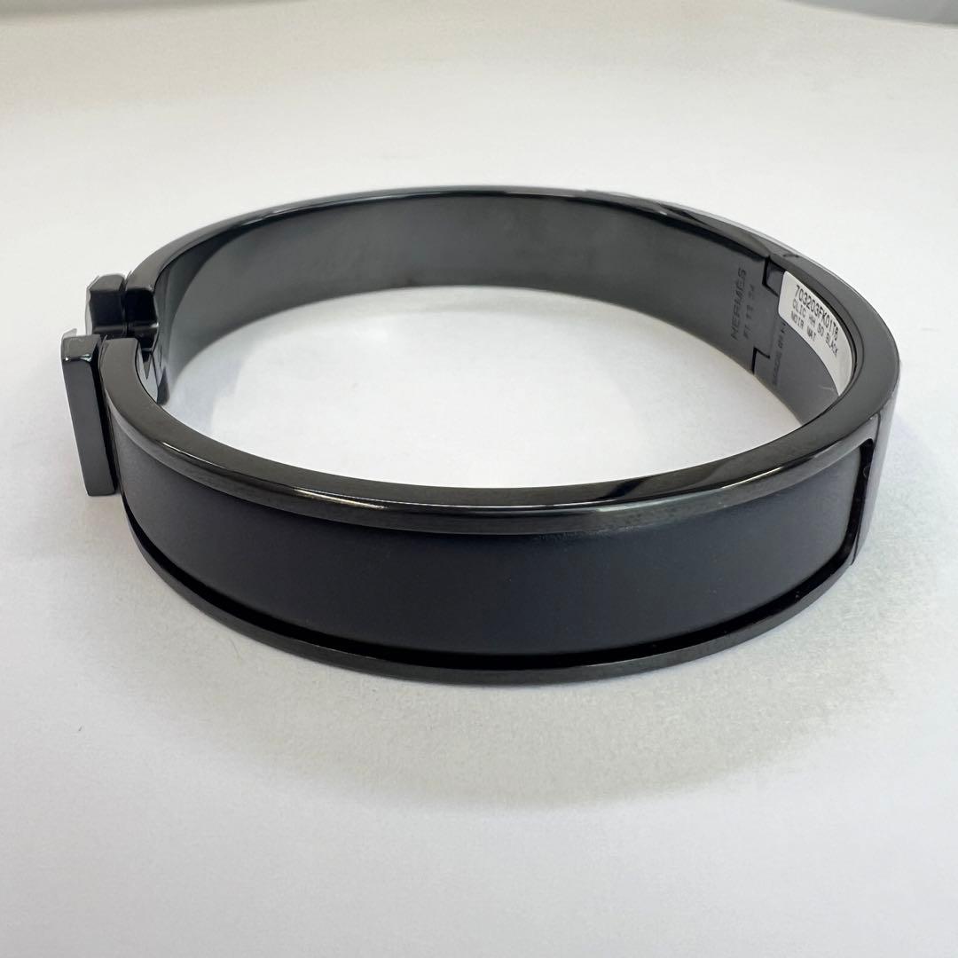 新品未使用　HERMES エルメス　クリックHHソーブラックブレスレットT6 黒