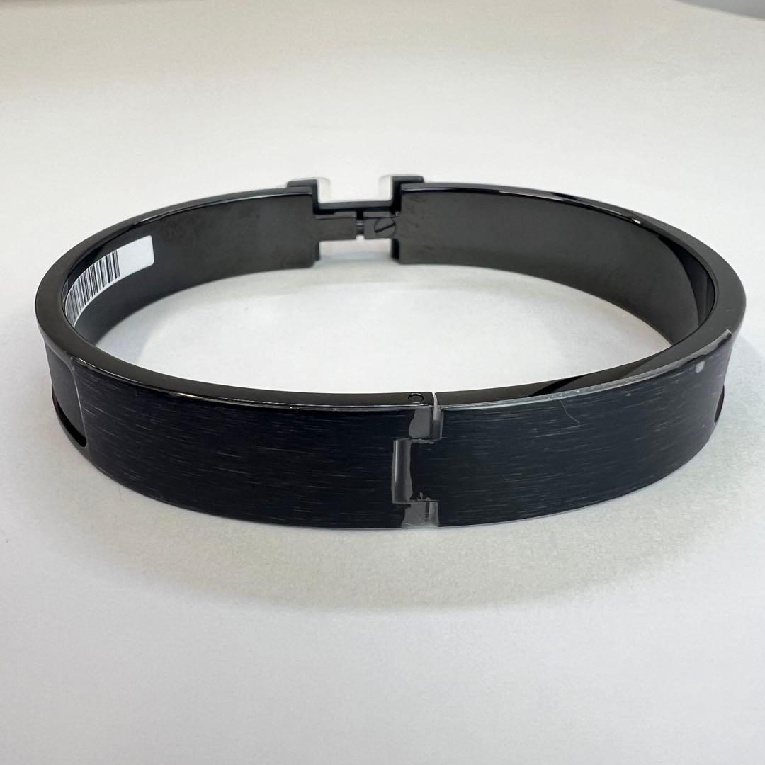 新品未使用　HERMES エルメス　クリックHHソーブラックブレスレットT6 黒