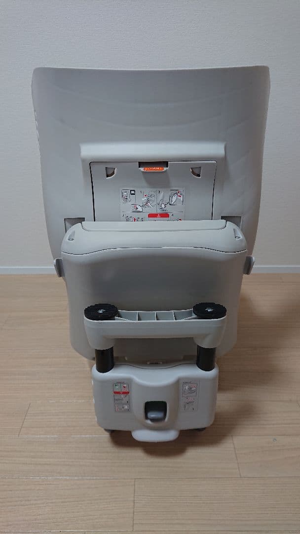 【美品・新生児OK】エールベベ クルットNT プレミアムW ブラウンオレ