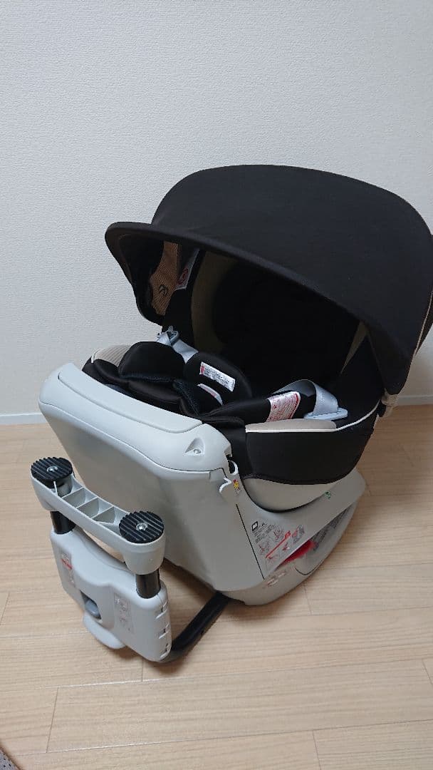 【美品・新生児OK】エールベベ クルットNT プレミアムW ブラウンオレ