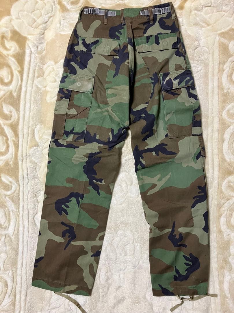 黒　米軍実物　80's ⑤③ ウッドランドBDU