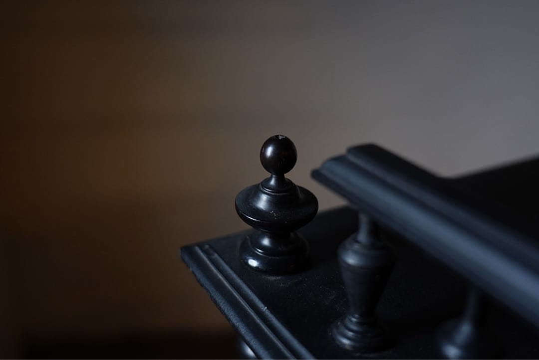 アンティーク　フランス　ナポレオン　ミュージックシェルフ　レコード　棚