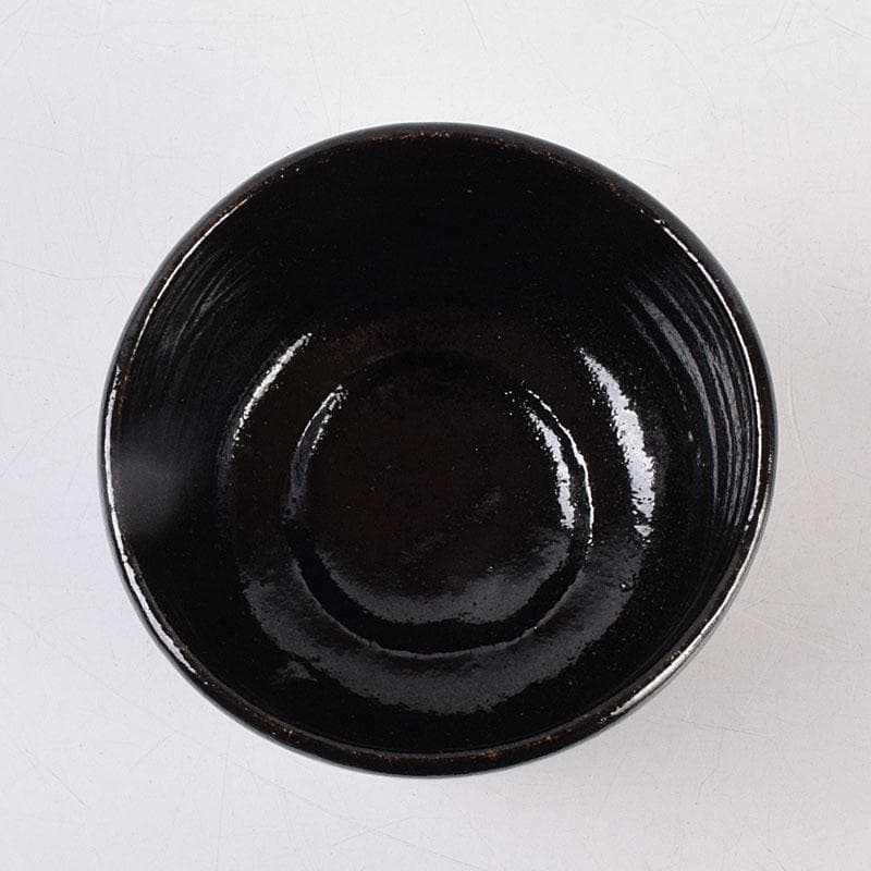 茶道具　楽吉左衛門　弘入作　黒楽茶碗　銘「瑞祥」　即中斎書付極め箱　DR9000