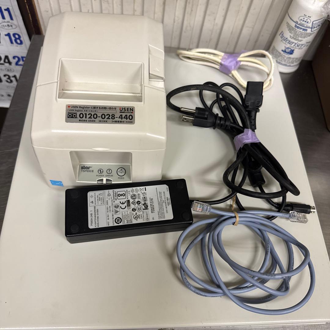 star TSP650II レシートプリンター キャッシュドロア 中古品 動作可