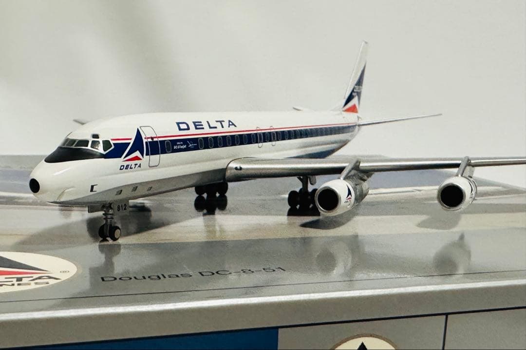 Herpa 1/200 ダグラス DC-8-51 デルタ航空 ダイキャストモデル