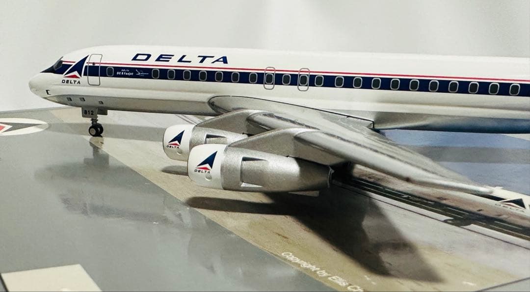 Herpa 1/200 ダグラス DC-8-51 デルタ航空 ダイキャストモデル