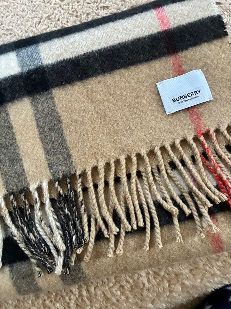 BURBERRY チェック柄 マフラーリバーシブル　 ノバチェック