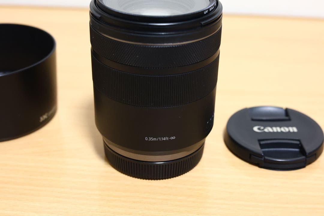 CANON RF85mm F2.0MACRO IS STMフード&フィルター付