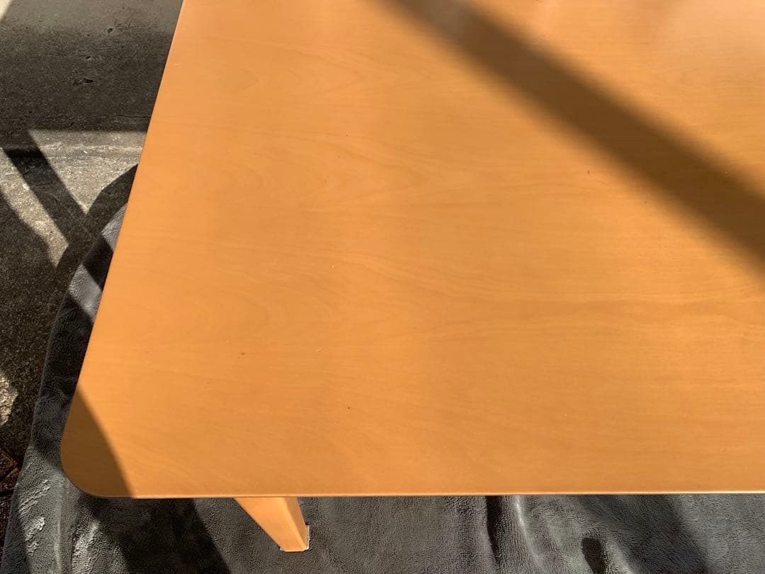 福岡市内配達無料　ダイニングテーブル　ニトリ　ナチュラル木目カラー　作業台