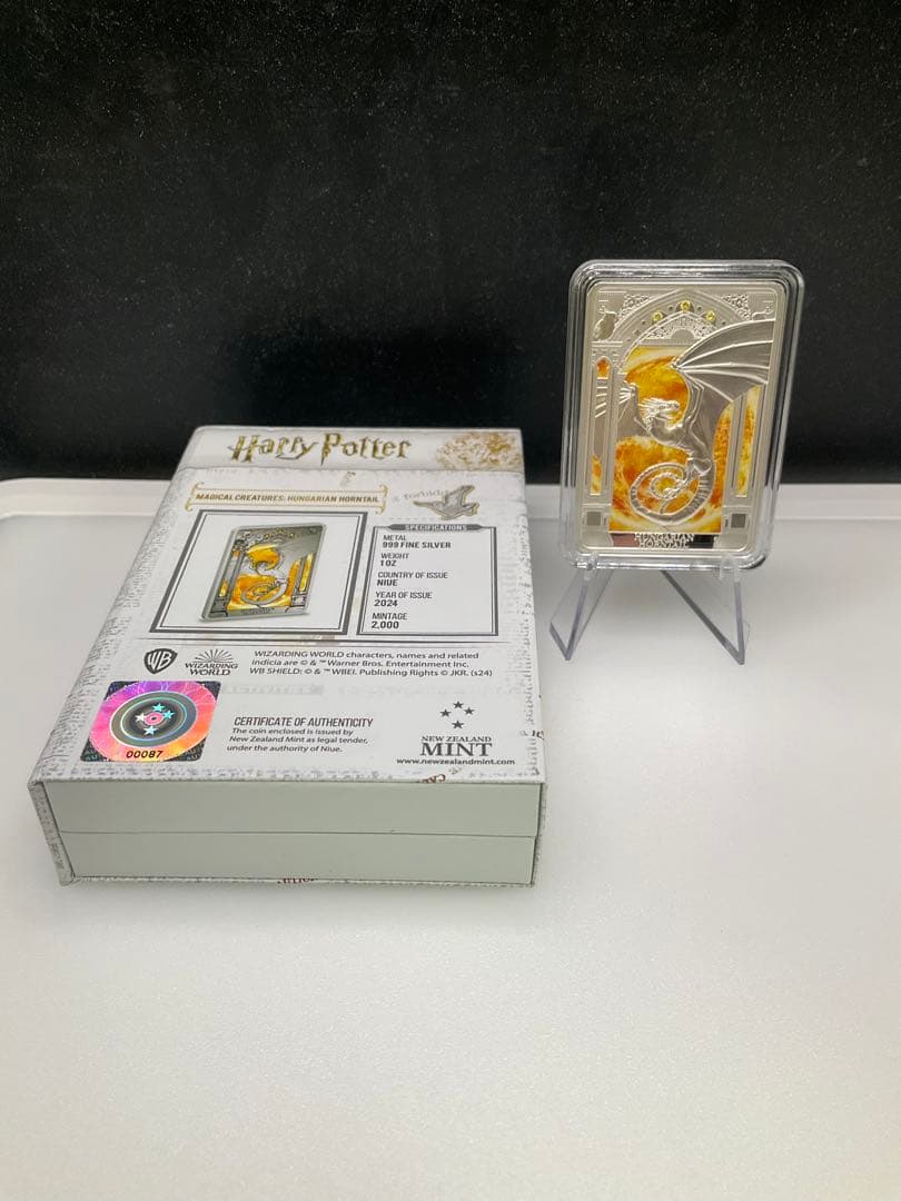 2024年ニウエ　ハリーポッター第5弾　Hungarian　純銀　1オンス　銀貨
