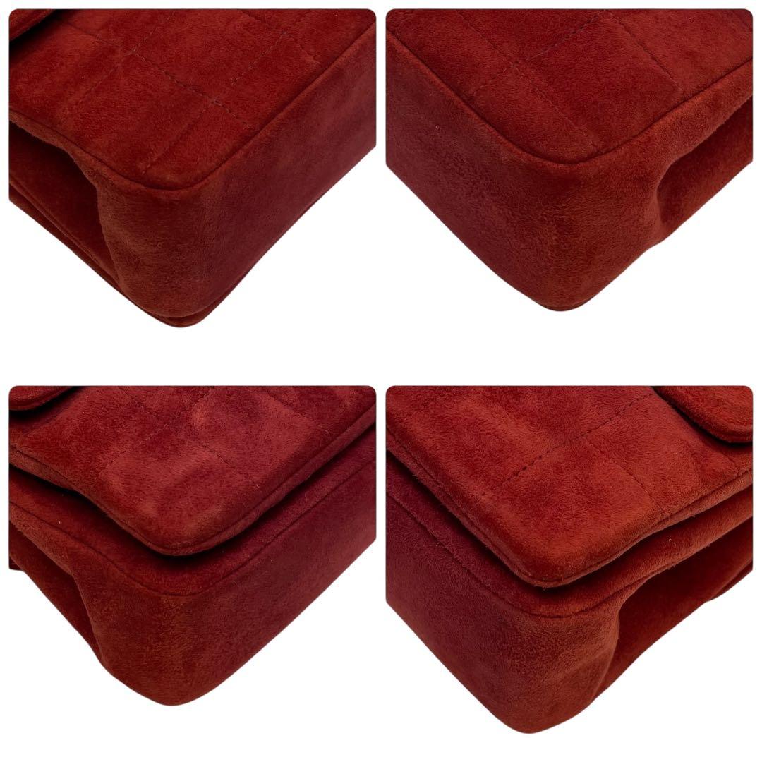 シャネル 2.55 スエード×レザー チョコバー チェーン ショルダー バッグ.