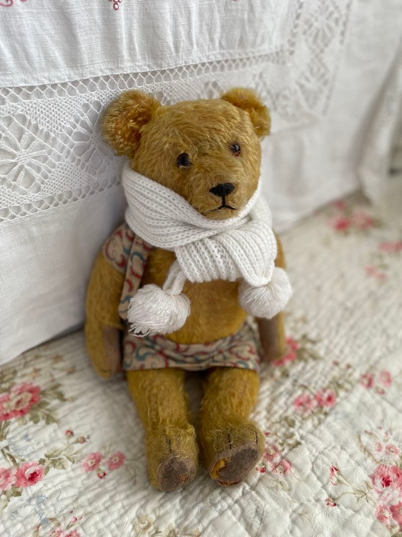 ˚✧₊⁎断捨離SALE品⁎⁺˳✧༚ アンティークテディベアちゃん♡ボロベアさん