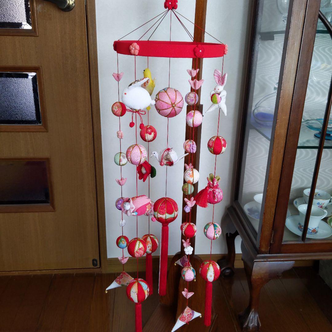 ちりめん細工　おひな様下げ飾りさげもん　　 おばちゃま