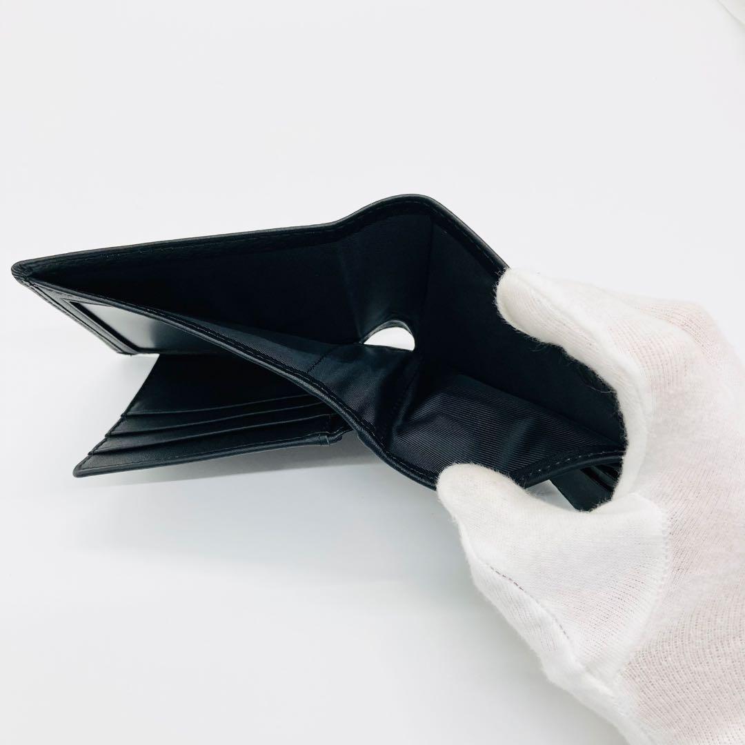 Vivienne Westwood オーブロゴ 札入れ　二つ折り財布　ブラック