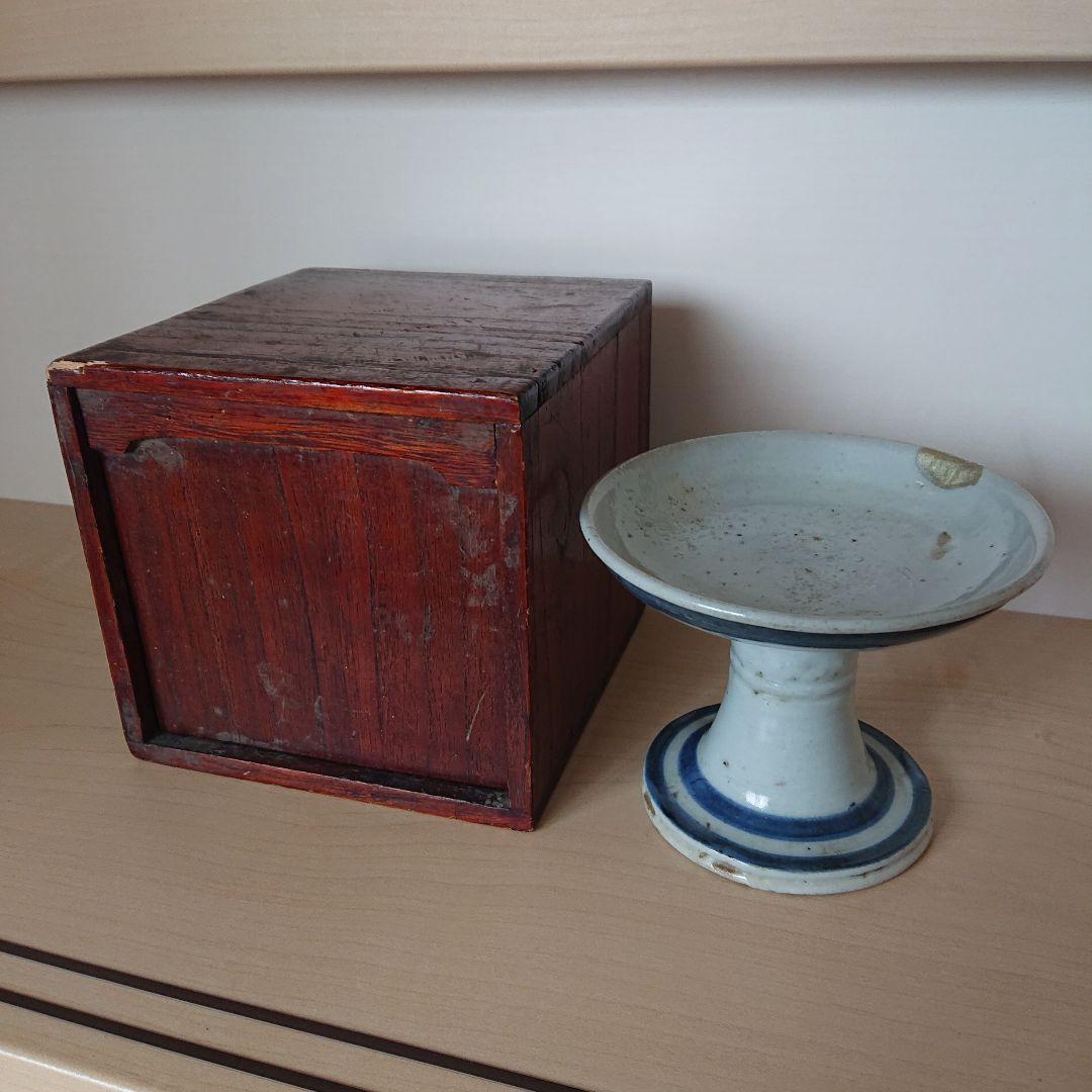 高杯　高月　高台皿　古伊万里　染付