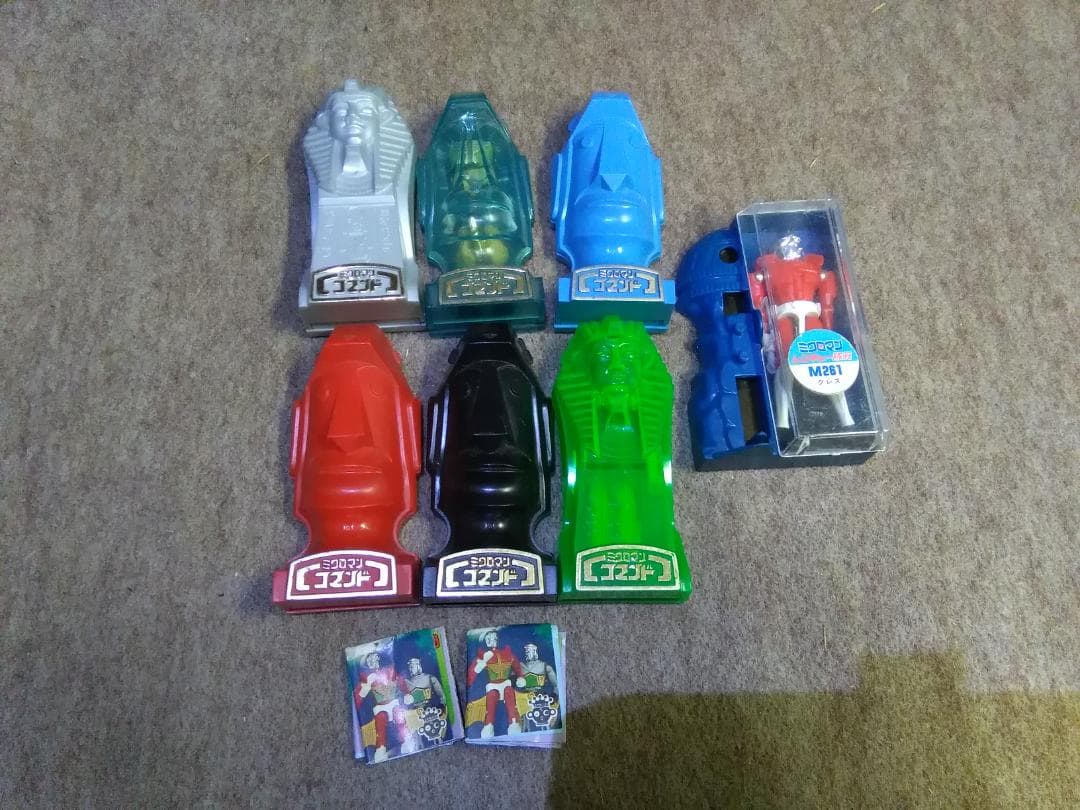 貴重　当時物　ミクロマン　ロボットマン　コマンド　レスキュー隊員　まとめてセット