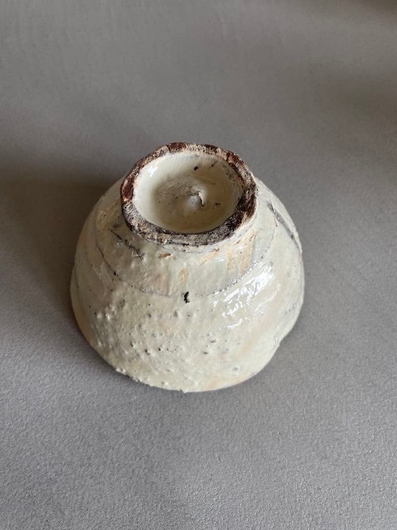 森岡成好 粉引茶碗 抹茶茶碗 小服茶碗 旅茶碗 粉引