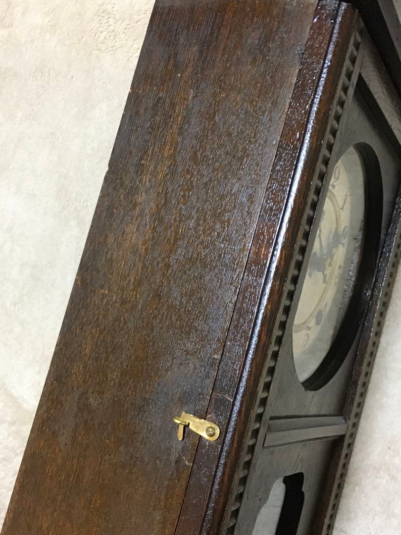 大正 戦前ゼンマイ振り子時計 整備済み