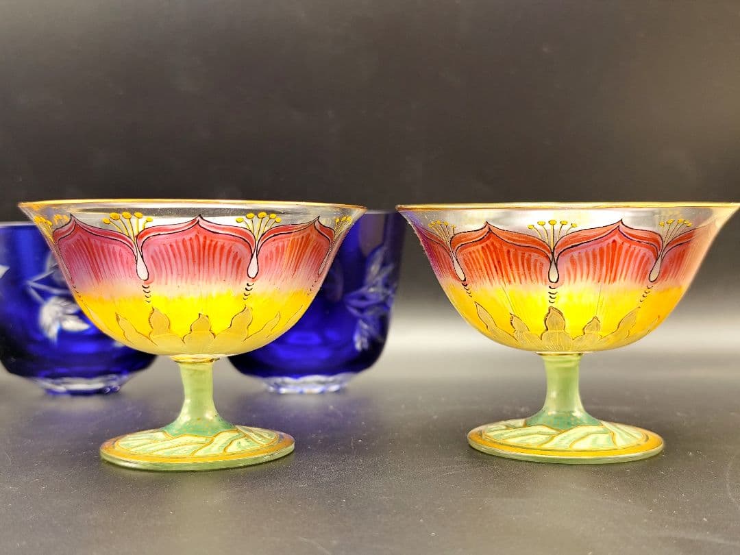 切子など ガラス工芸7点セット（ 切子、江戸切子、薩摩切子 ）