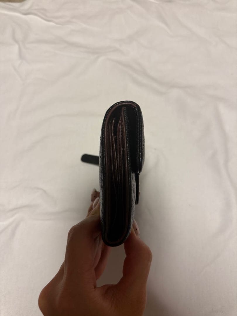 CHANEL 黒 三つ折り財布