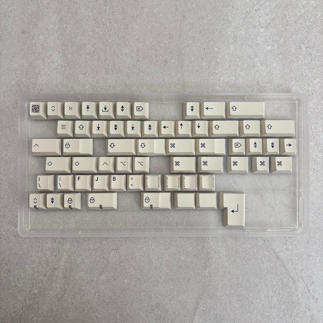 キーボード PBTfans Pastel gray