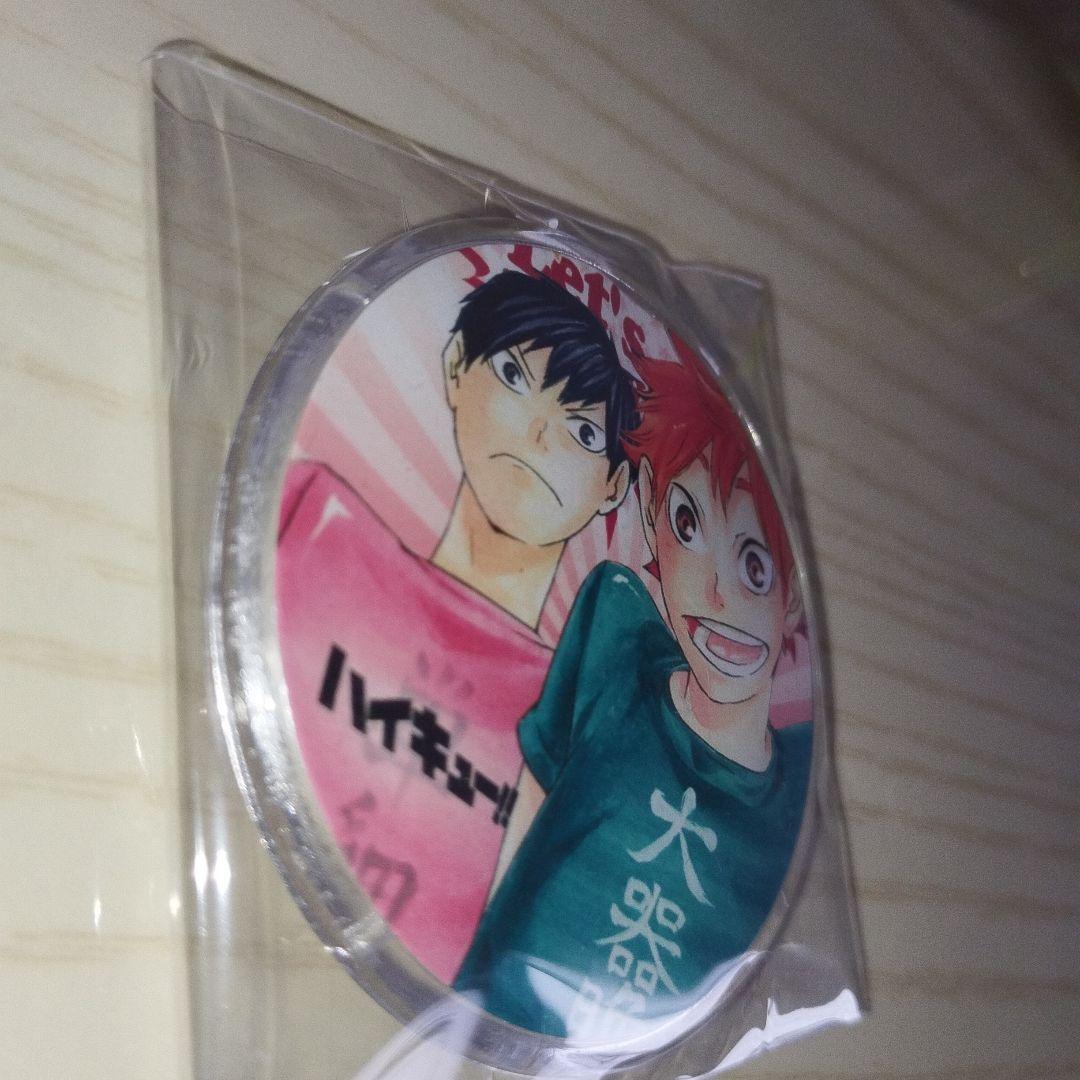 ハイキュー　日向翔陽　影山飛雄　缶バッチ　大器晩成