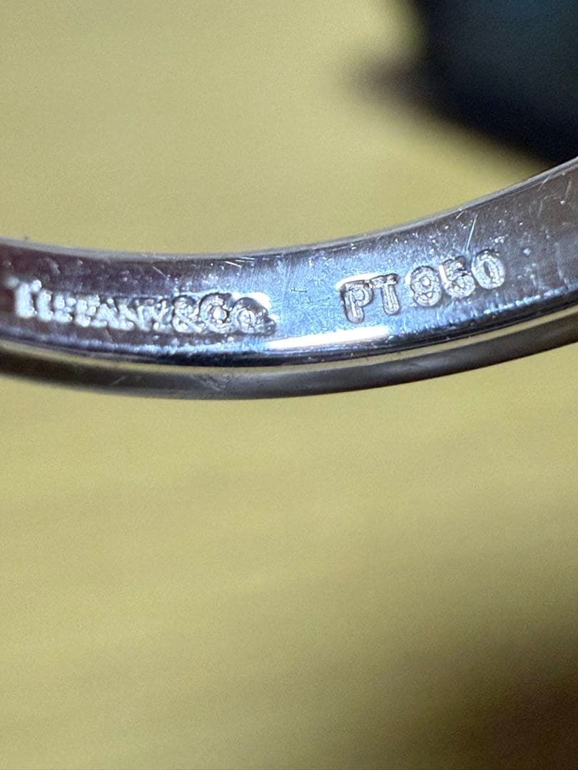 T*e様 Tiffany & Co. プラチナ ダイヤモンドリング