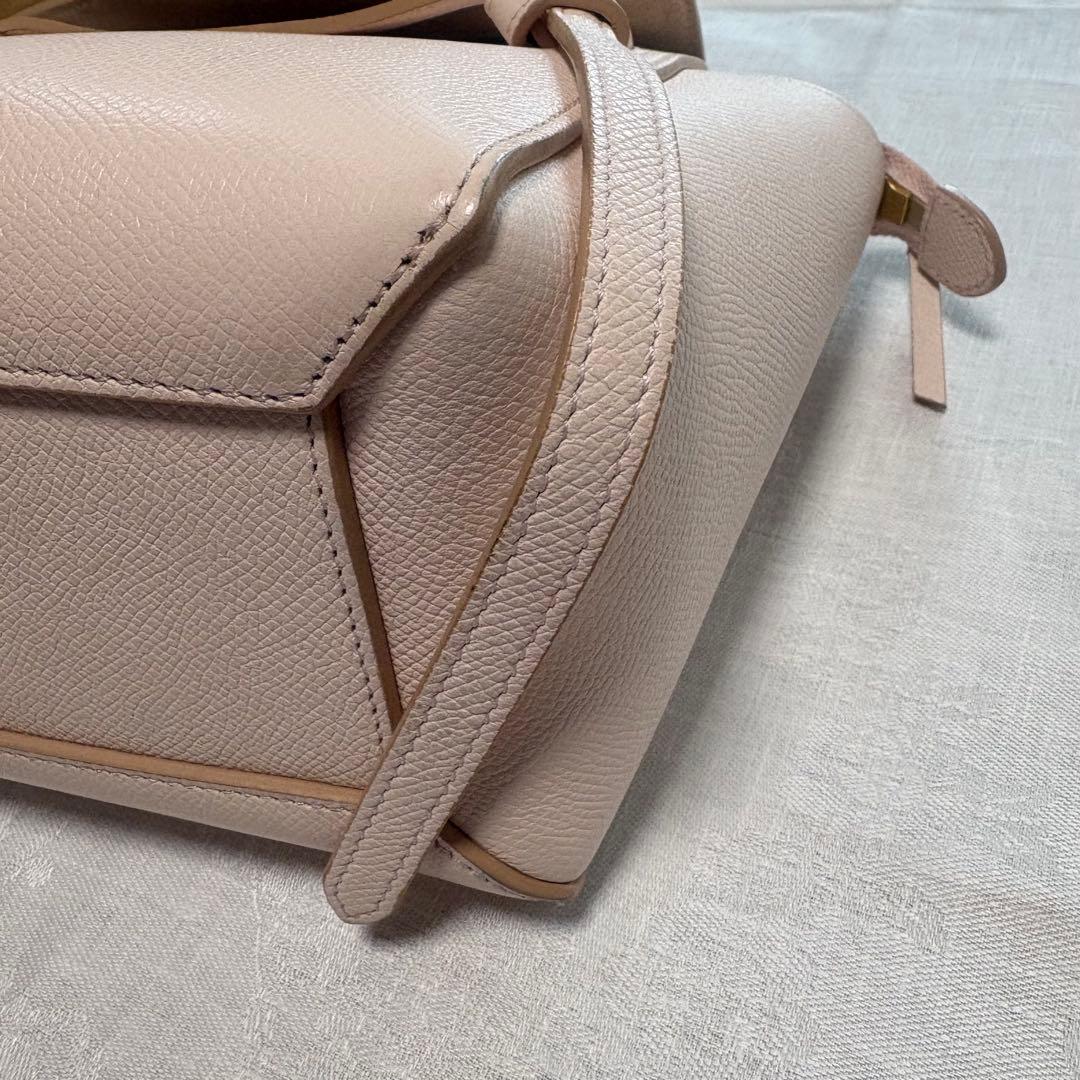 CELINE セリーヌ ショルダー ベルト ハンド バッグ マイクロ 2way