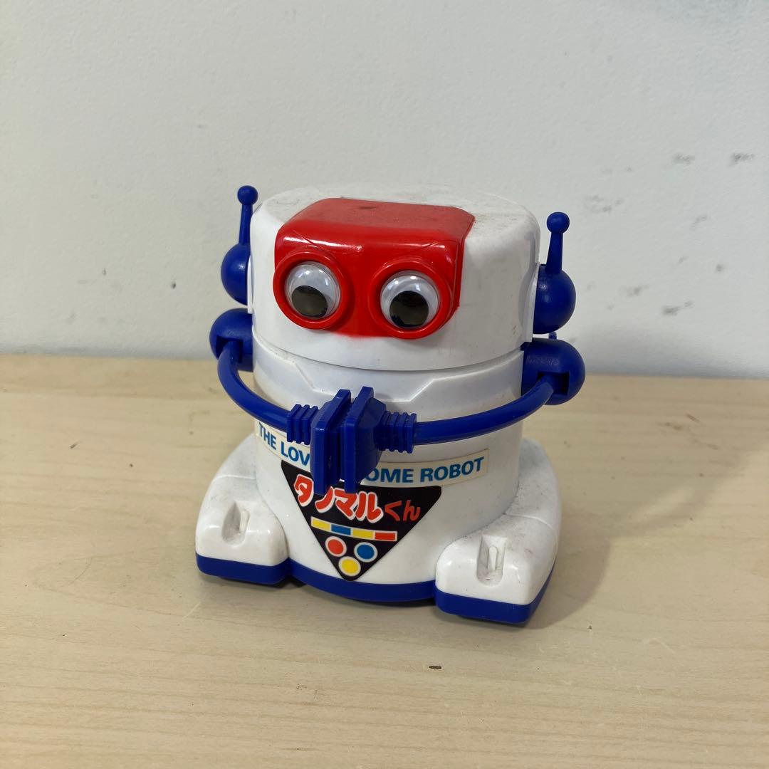 E-壁 ジャンク品 希少 レトロ タフマルくん 貯金箱 ロボット おもちゃ
