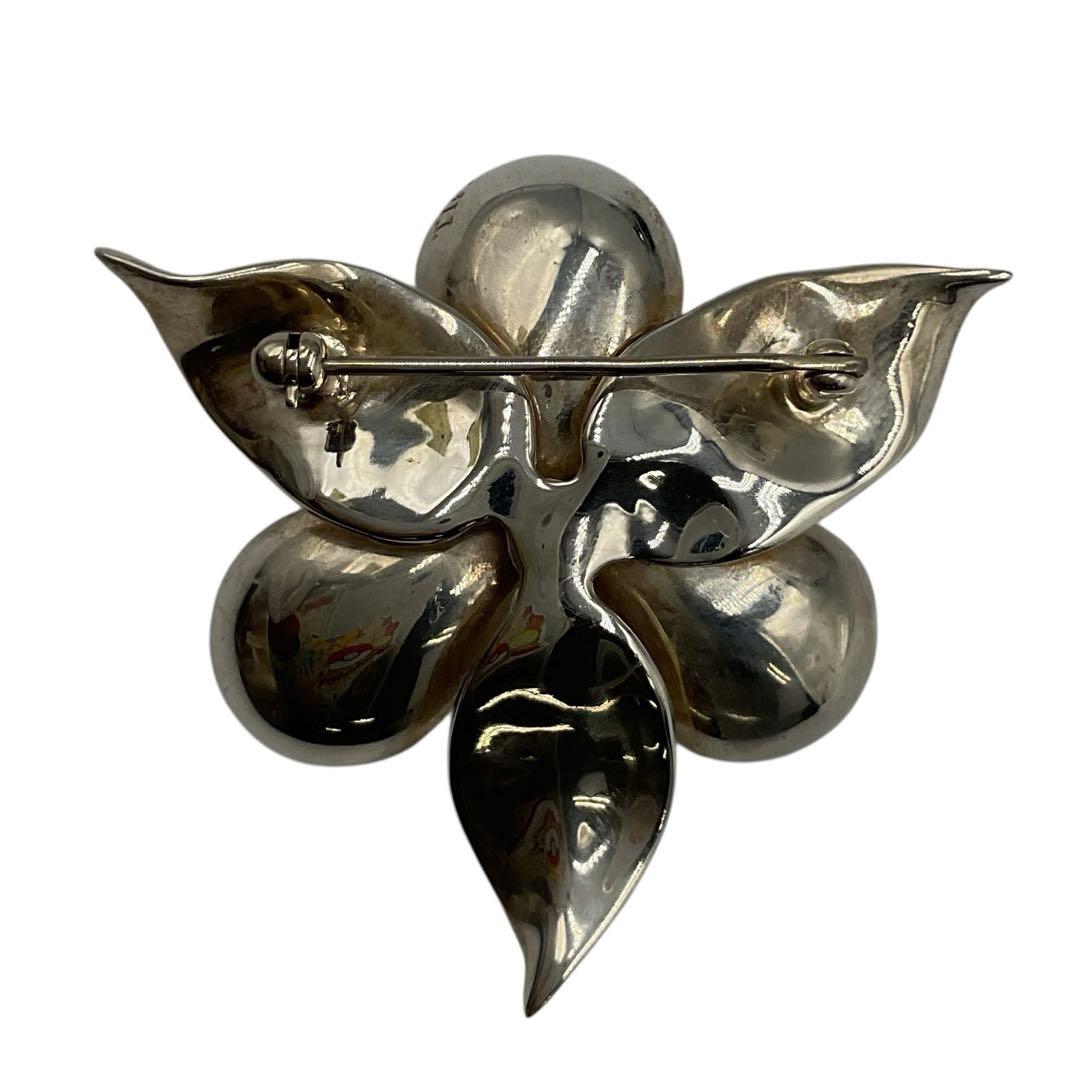 X85 ティファニー　Tiffany フラワー　ブローチ silver 925