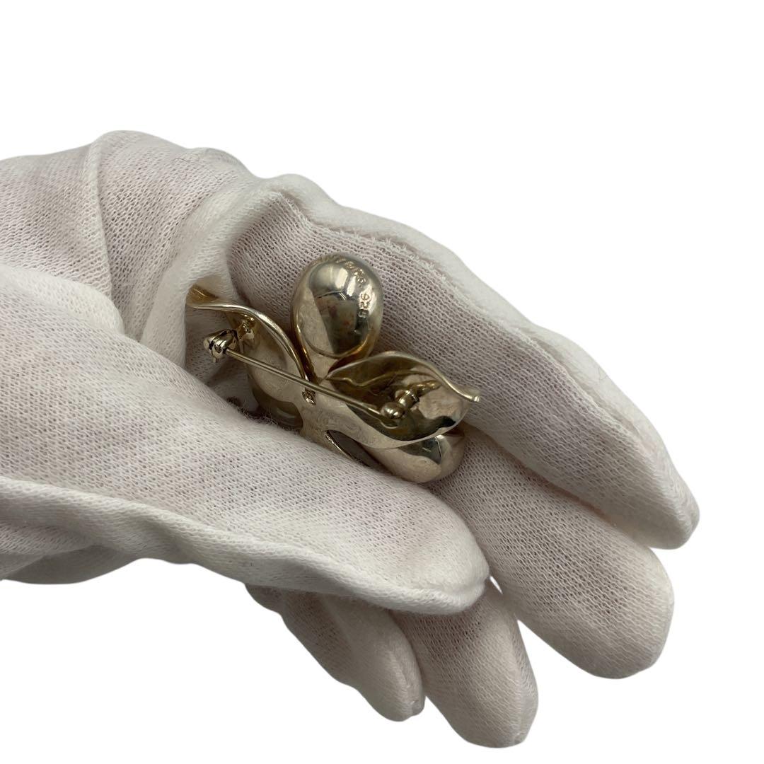 X85 ティファニー　Tiffany フラワー　ブローチ silver 925