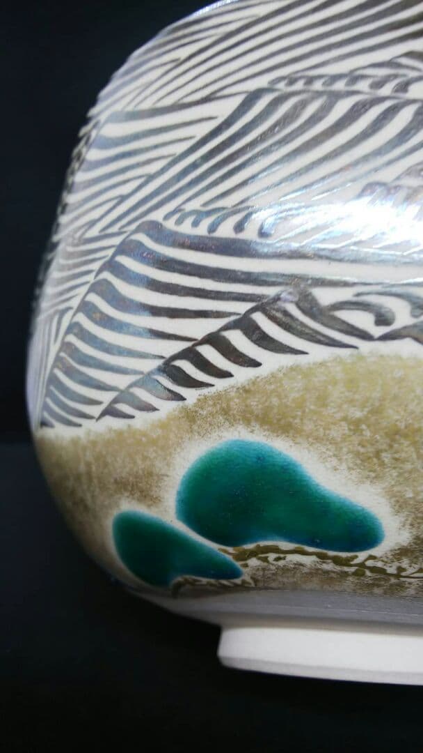 値下げ　茶道具　久宝造　菓子器